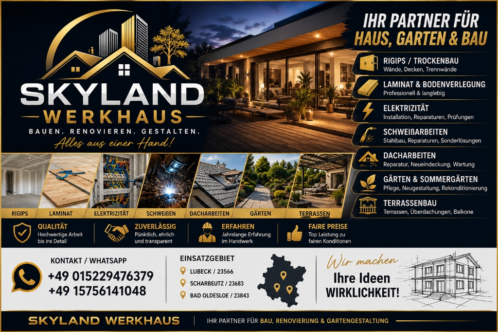 Skyland Werkhaus Flyer & Banner